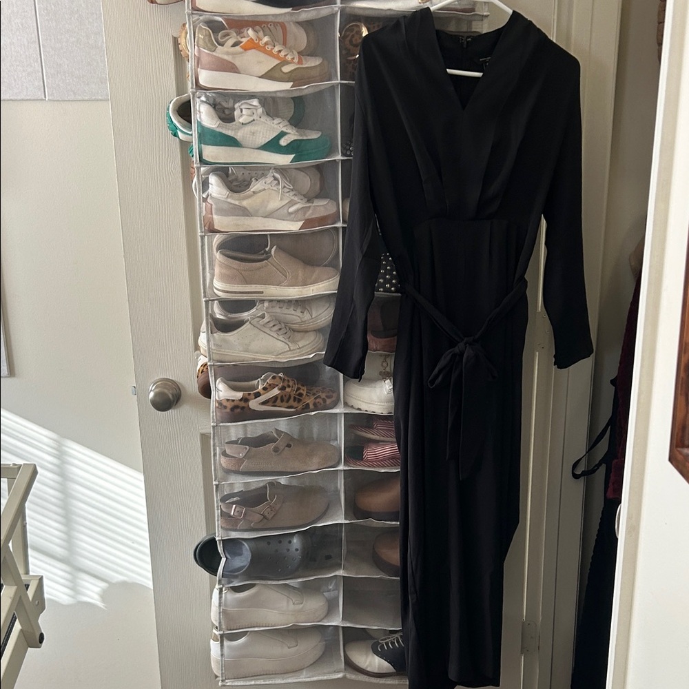 Banana Republic Factory Crepe Deep V-Neck Jumpsuit